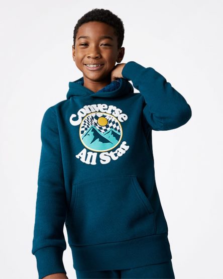 Chlapecké Mikiny S Kapucí Converse Into The Wild Fleece Pullover Blankyt | CZ N31XD20